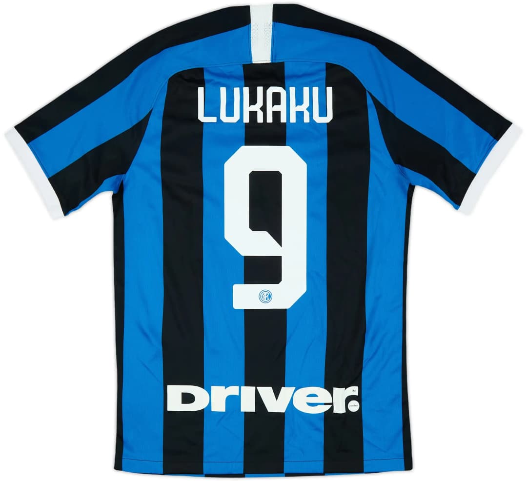 2019-20 Inter Milan Home Shirt Lukaku #9 - 8/10 - (S)