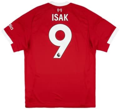 2025-26 Liverpool Home Shirt Isak #91